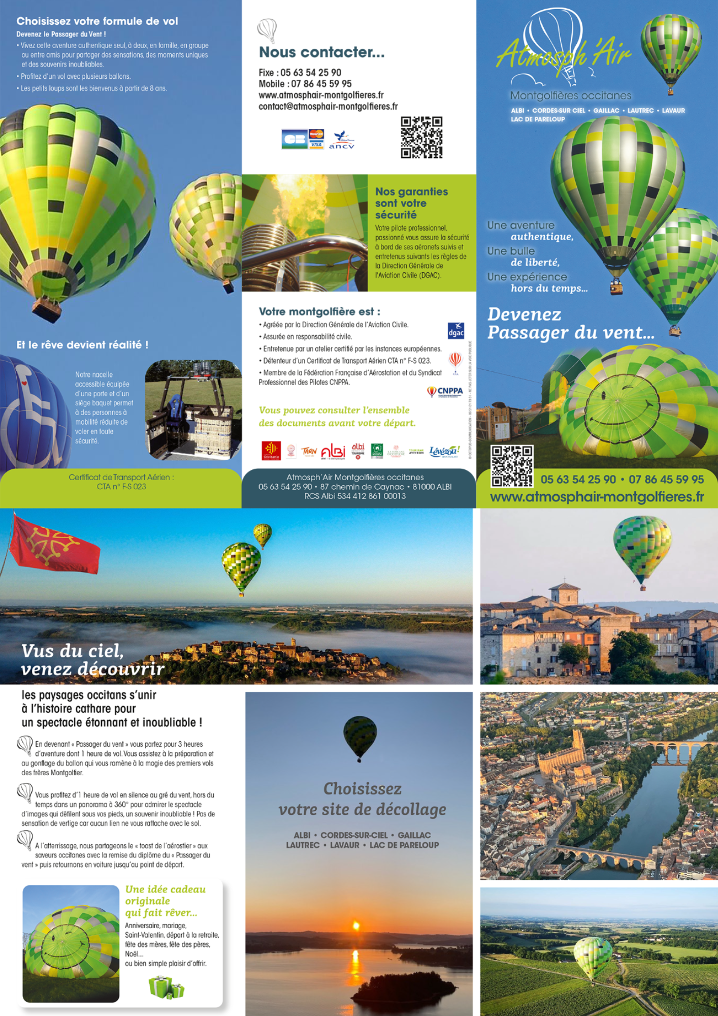Vols en montgolfière dans le Tarn et l'Aveyron